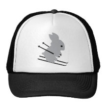ski mignon de neige de lapin de ski casquettes
