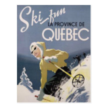 Ski Québec Cartes Postales