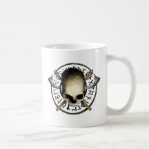 skull tribal Axe A Tasses