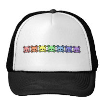 Skullies de l'arc-en-ciel casquettes