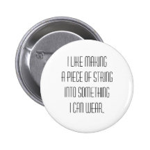 slogan de tricot badge