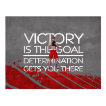 Slogan SUPÉRIEUR de victoire de boxe Carte Postale