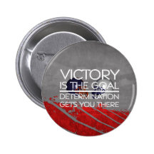 Slogan SUPÉRIEUR de victoire du football Badges Avec Agrafe