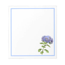SM bleu de bloc - notes de Nikko d'hortensia Bloc Mémo