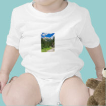 small road along the river t-shirts