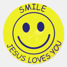 Smile Jesus Loves You Autocollants