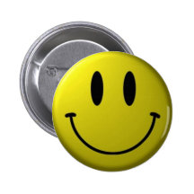 smiley badge avec épingle