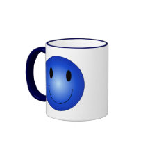 Smiley bleu mugs