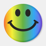 Smiley d'arc-en-ciel aimant