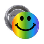 Smiley d'arc-en-ciel badges