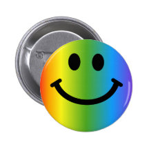 Smiley d'arc-en-ciel badges