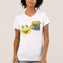 Smiley de bière t-shirt