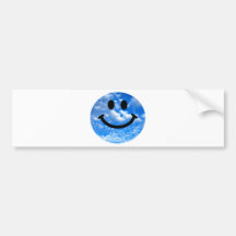 Smiley de ciel autocollant pour voiture