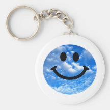 Smiley de ciel porte-clé