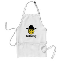 Smiley de cowboy tabliers