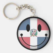 Smiley de la République Dominicaine Porte-clef