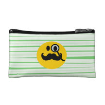 Smiley de monocle de moustache trousses make-up