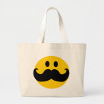 Smiley de moustache (couleur personnalisable d'arr sac