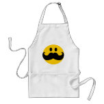 Smiley de moustache (couleur personnalisable d'arr tabliers
