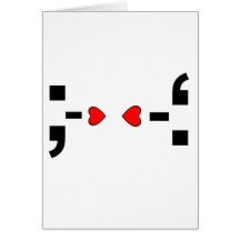 Smiley de ponctuation de service de mini-messages  carte de vœux