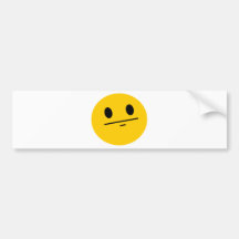 Smiley de visage de tisonnier adhésifs pour voiture