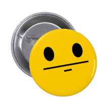 Smiley de visage de tisonnier badge