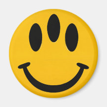 Smiley d'évolution aimant pour réfrigérateur