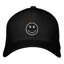 Smiley effronté chapeaux brodés
