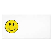 Smiley effronté photocarte personnalisée