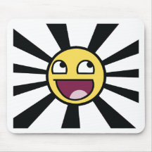 Smiley épique tapis de souris