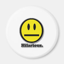 Smiley hilare de visage de tisonnier aimant pour réfrigérateur