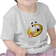 Smiley jaune qui est allé des écrous t-shirt