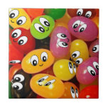 Smiley mignons de dragée à la gelée de sucre carreaux