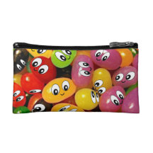 Smiley mignons de dragée à la gelée de sucre trousse de maquillage