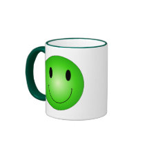 Smiley vert tasse