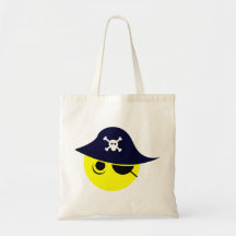 Smilie pirate smiley pirate sac