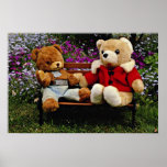 Smokey a des fleurs d'un conversation posters