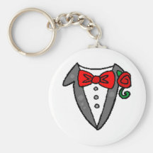 Smoking Keychain de mariage Porte-clé