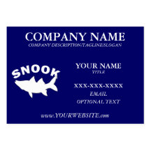 SNOOK PÊCHANT l'ENTHOUSIASTE - modèle de carte de 