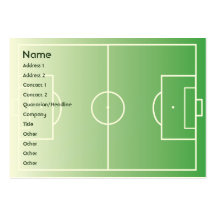 Soccerfield - potelé cartes de visite personnelles