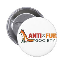 Société d'Anti-Fourrure Pin's Avec Agrafe