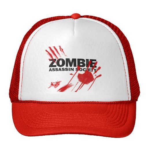 Société d'assassin de zombi casquettes de camionneur