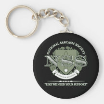 Société nationale de sarcasme porte-clé
