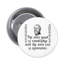 Socrates Badge Avec Épingle