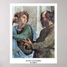 Socrates et Xénophon par Raffael Posters