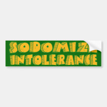 Sodomisez l'adhésif pour pare-chocs d'intolérance autocollant pour voiture