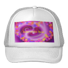 Soeur du chapeau tourbillonnant de coeur de jeune  casquettes de camionneur