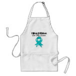 Soeur - je porte le ruban turquoise élégant tablier
