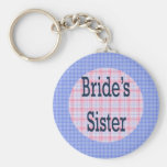 Soeur Keychain de jeunes mariées Porte-clef