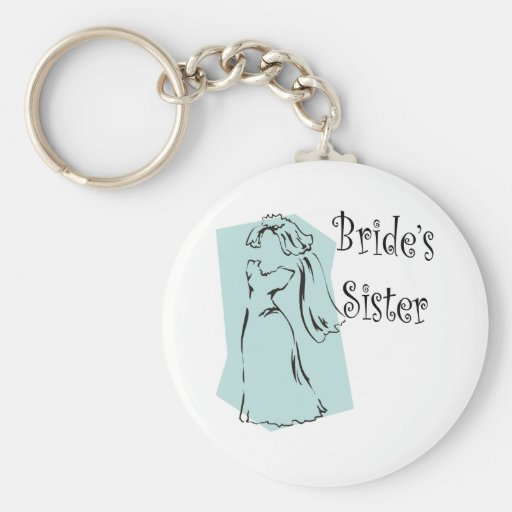 Soeur Keychain de jeunes mariées Porte-clef